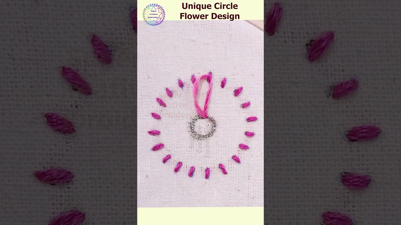 Fancy Flower Embroidery Designs - wow! #stitchsampler #easy #beautiful #needlework #crafts #shorts
