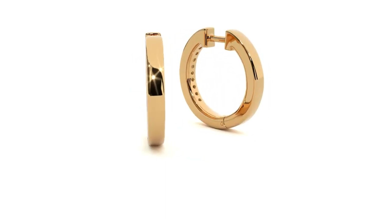 fancy gold earring