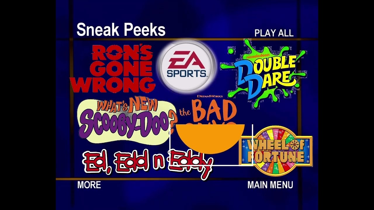 Fanmade Sneak Peeks Menu #24 (Repolished)