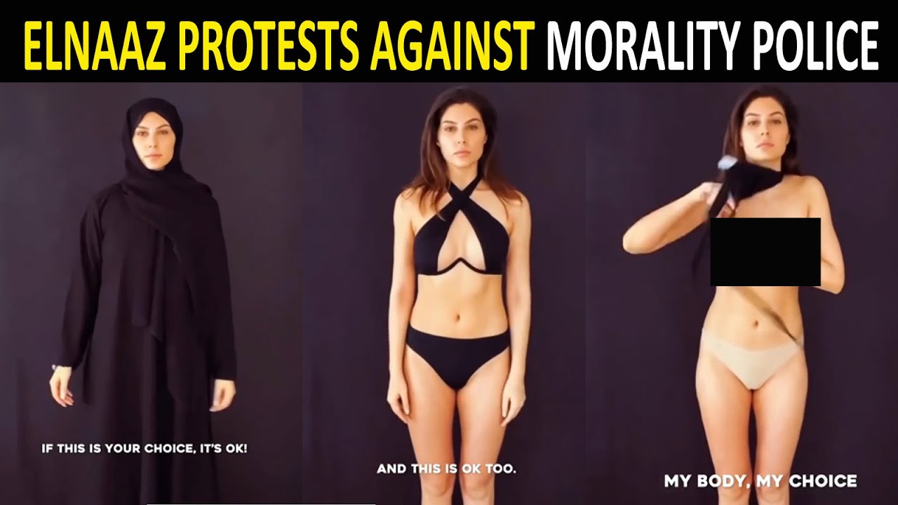 Fans call Elnaaz Norouzi 'brave' as she strips to protest against 'morality police' in Iran