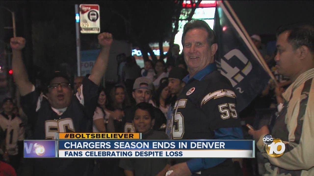 Fans celebrate Chargers' season