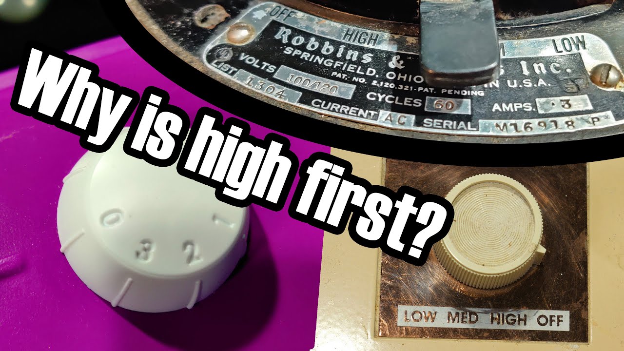 Fans; High is next to Off on purpose