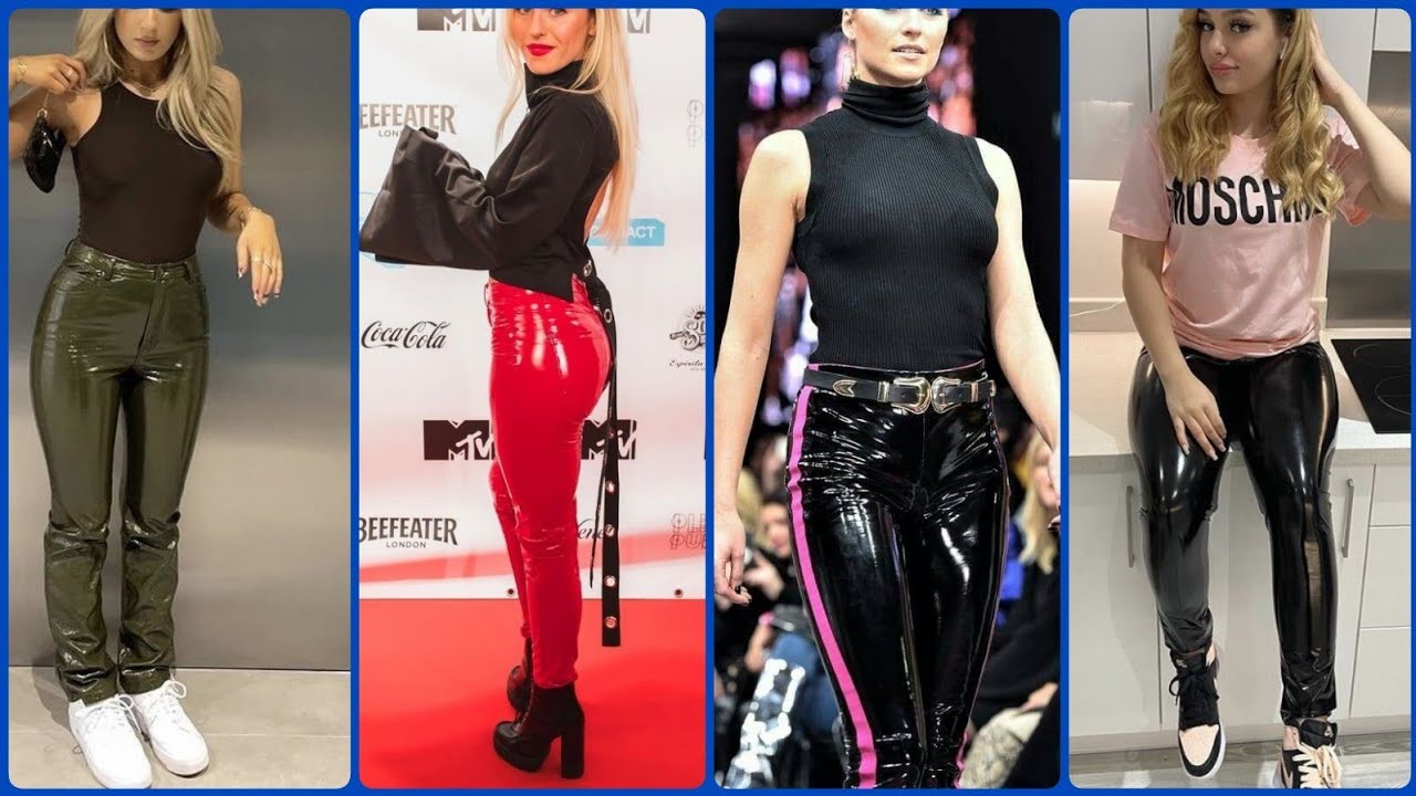 fantastic Vinyl latex pants 4 ladies #new #trending #trend #fashion #amazing #latest #viral #outfit