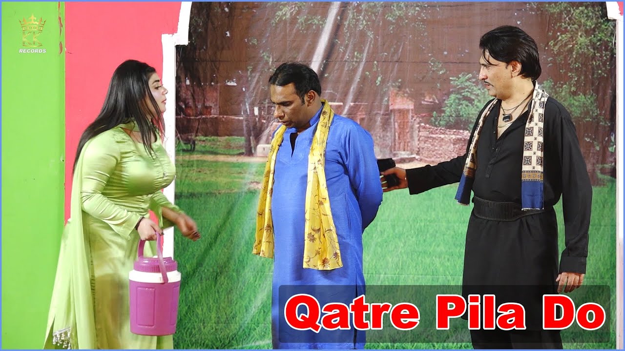 Farah Khan Qatre Pila Do, New Comedy Stage Drama 2024, Azeem Vicky, Aqeel Haider, Kousar Bhatti,