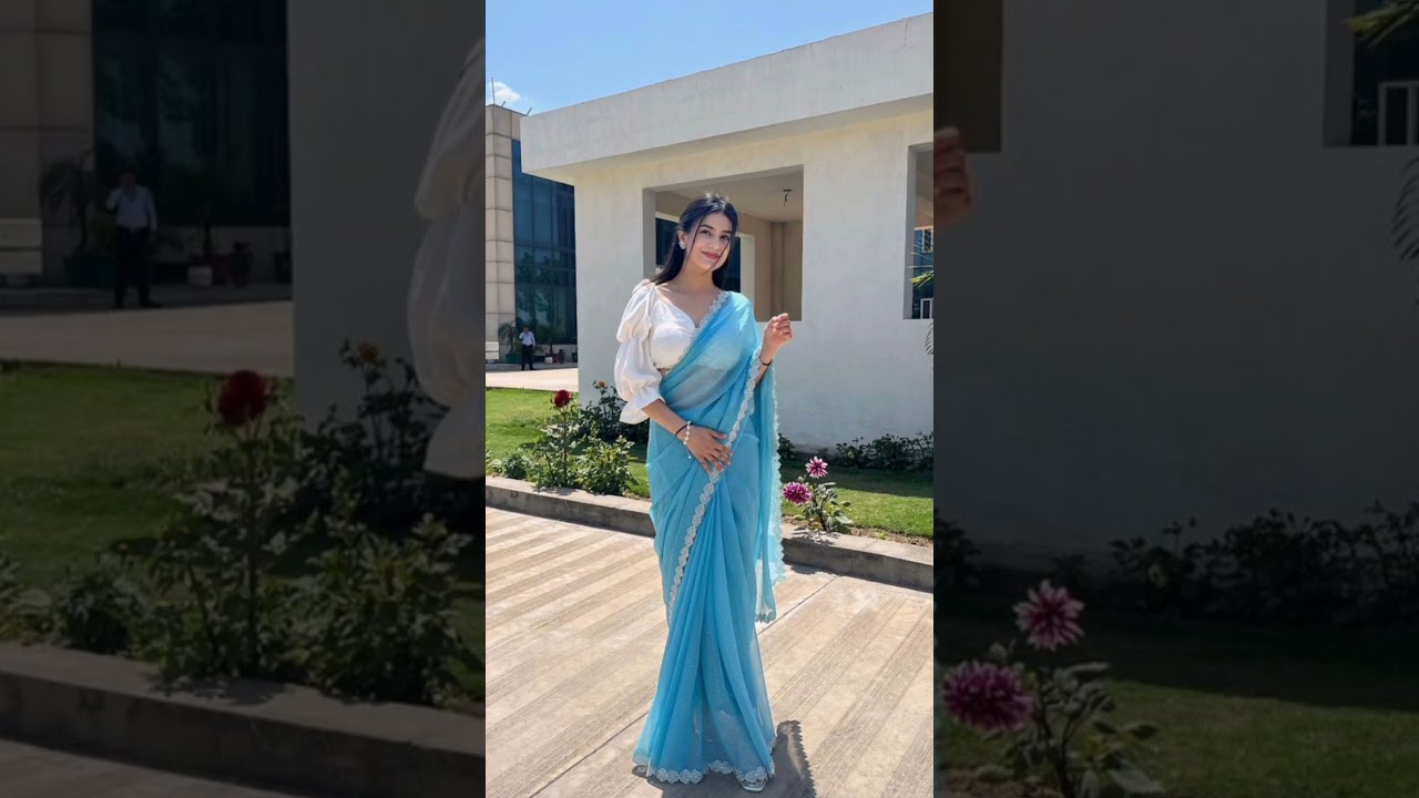 Farewell Saree Look | Farewell Saree Ideas | Link in description #farewellsaree #partysaare #meesho