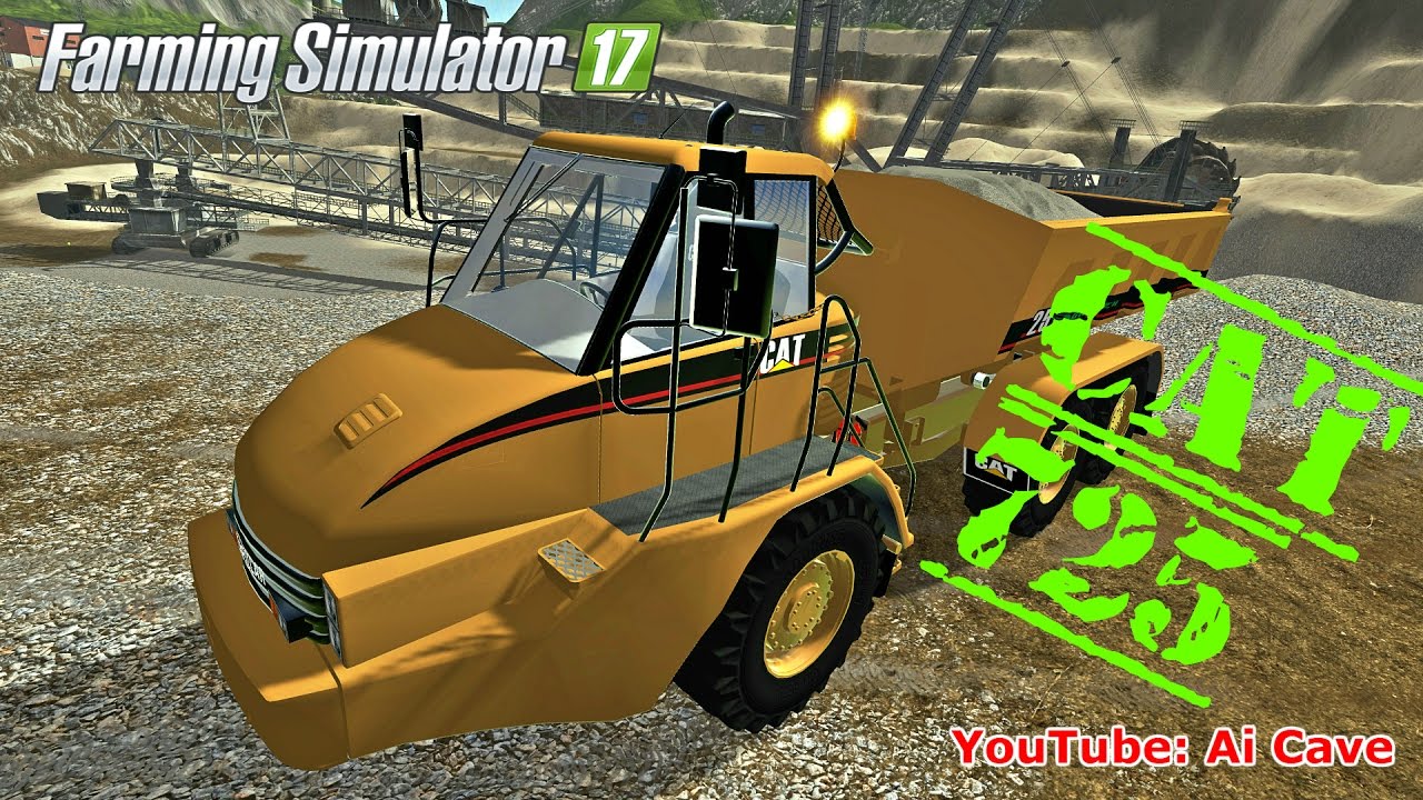 Farming Simulator 17 Construction Truck I've Been Looking for - CATERPILLAR 725 ARTICULATED DUMP