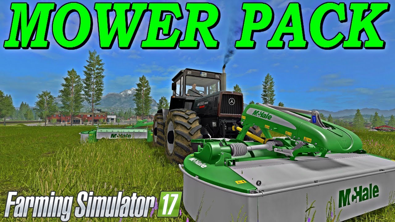 Farming Simulator 2017  Mods MCHALE AND KRONE MOWER PACK