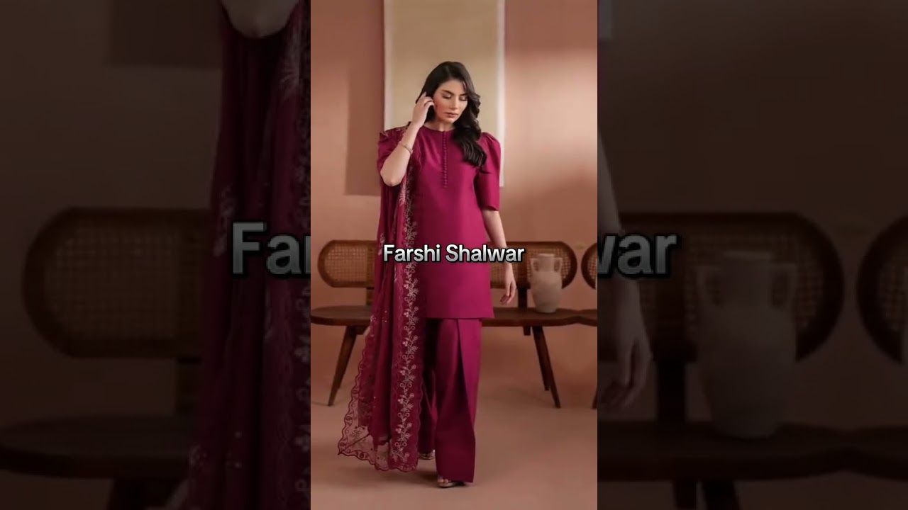 Farshi shalwar Hurry up Gyz choose your favorite color #100kviews #viralshorts #foryoupage