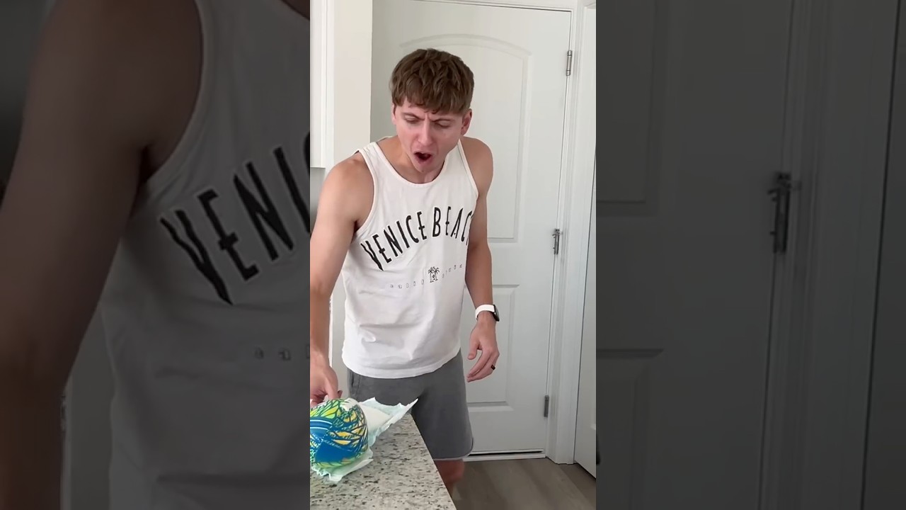 Fart spray prank on husband 😂