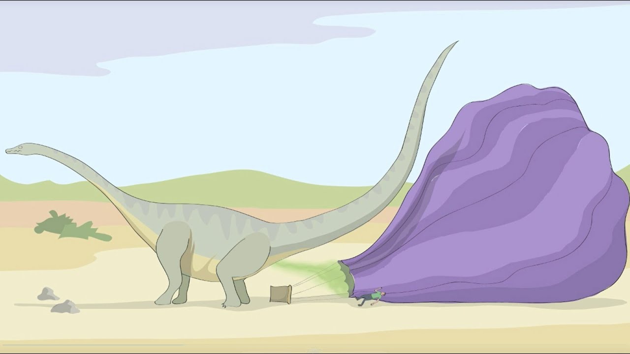 Farting dinosaur