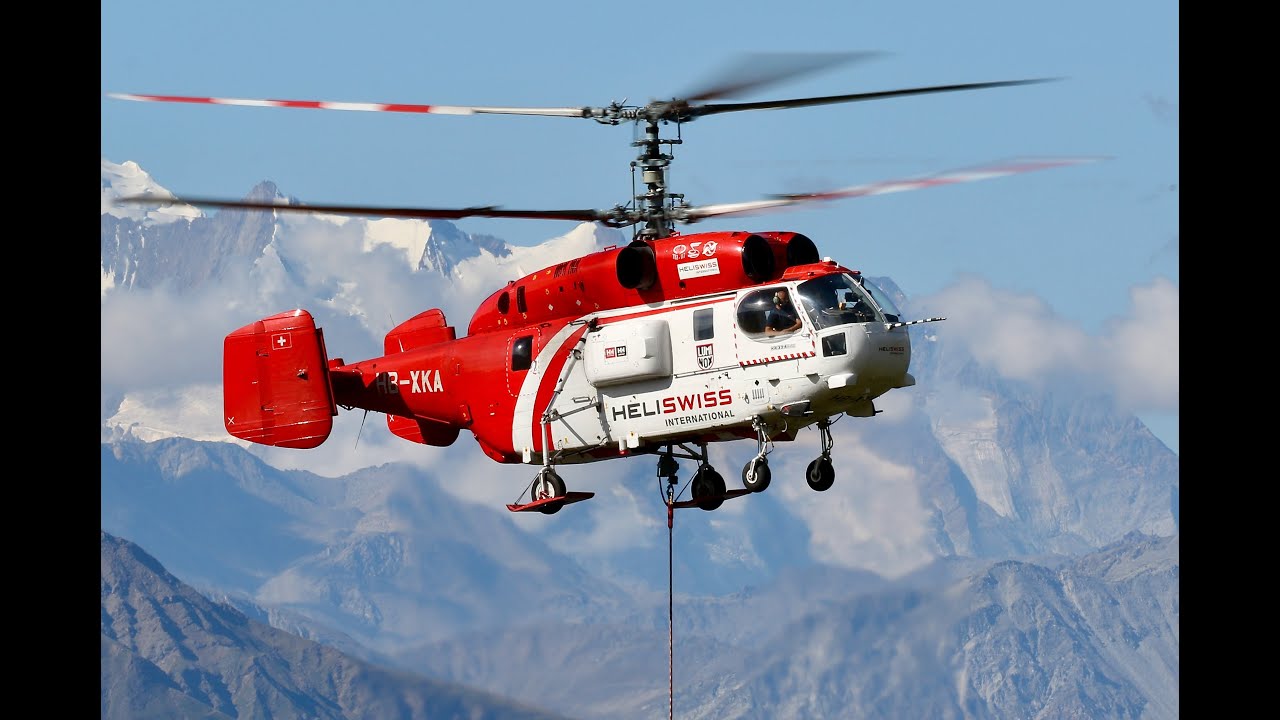 Fascination Helicopter - more than 30 helicopters on various missions in and around the Swiss Alps