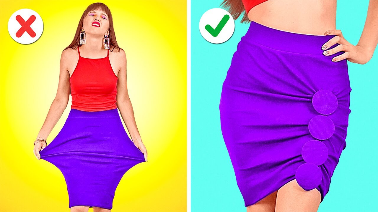 Fashion Emergency? Try-on These Brilliant Clothes Hacks & Fashion Tricks by 123 GO!