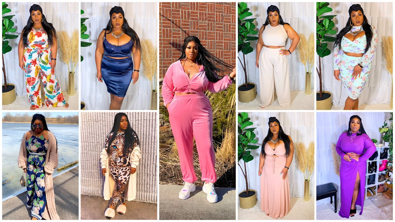 Fashion Nova Curve Matching Sets Haul| Pants Sets & Skirt Sets| Plus Size 2X| We Spring Ready