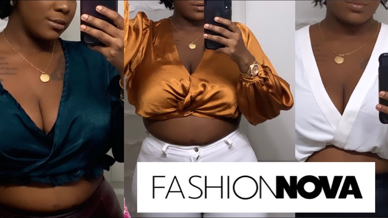 FASHION NOVA HAUL | SEXY CROP TOPS| LOCS+ FASHION