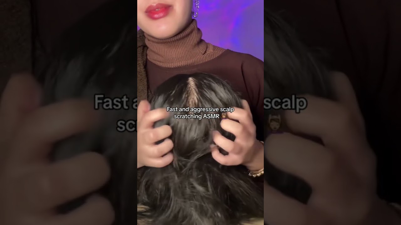 Fast and aggressive scalp scratching 🤯 #asmrvideo #relax #asmr #scalpscratching #shorts