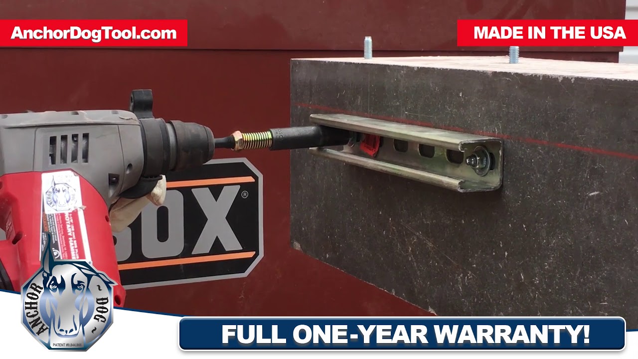 FASTENING TO CONCRETE NEW TOOL - GREAT FOR FASTENING UNISTRUT!!!