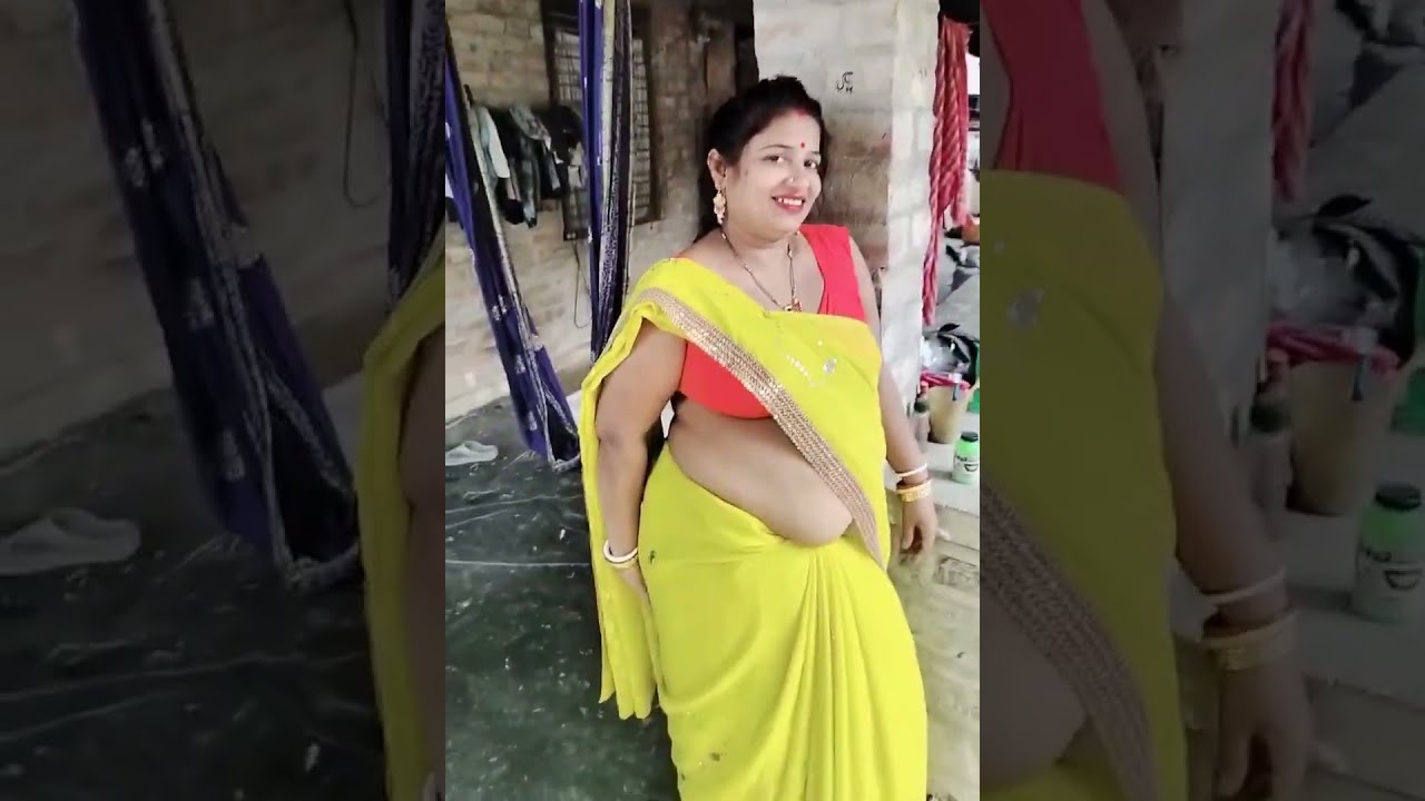 Fat aunty Different Styles Saree Draping Perfectly | BBW Aunty Saree Fashion