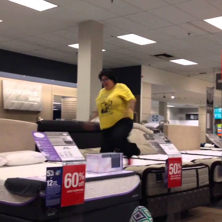 Fat Person Breaks Bed!!