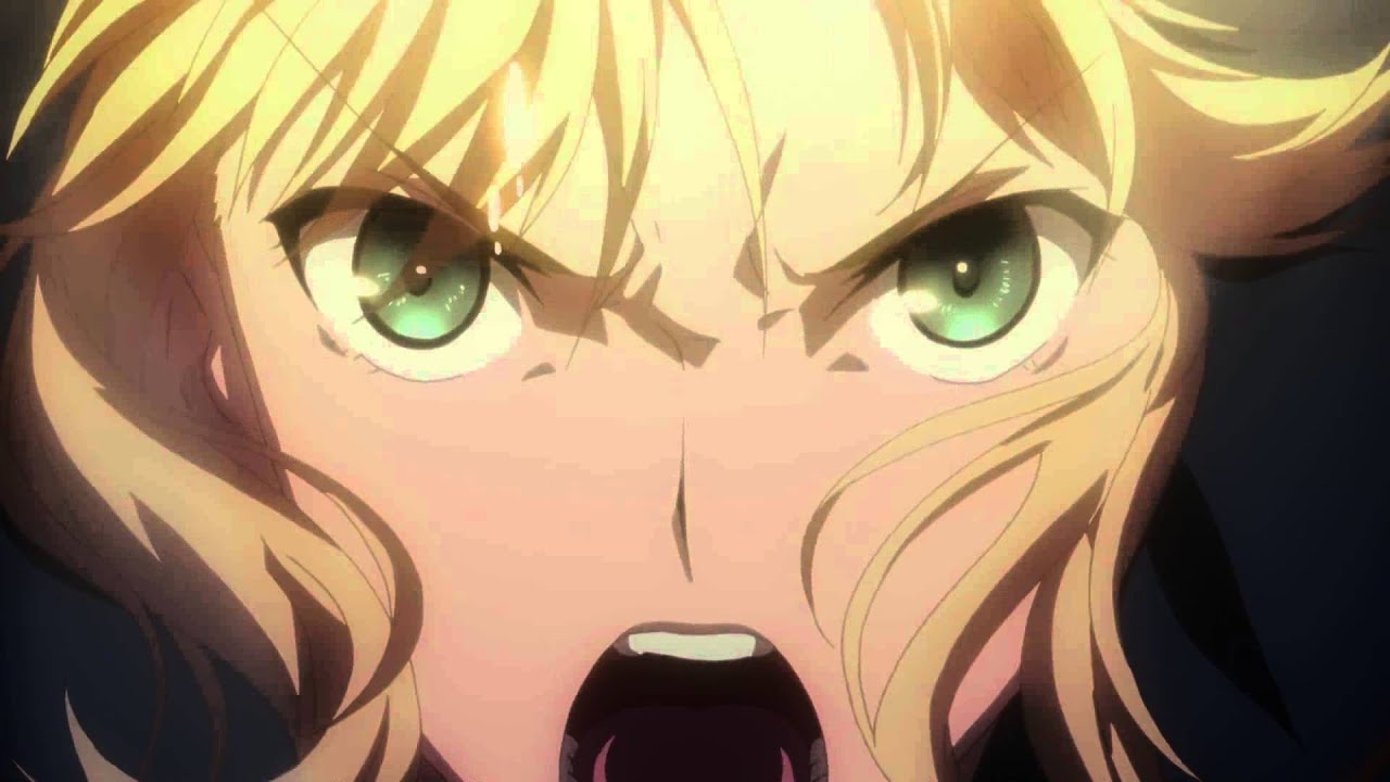 Fate/stay night UBW (2015) - Saber Excalibur Attack [1080p]