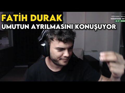 FATİH DURAK UMUTCANIN VİDEOSU HAKKINDA  KONUŞUYOR