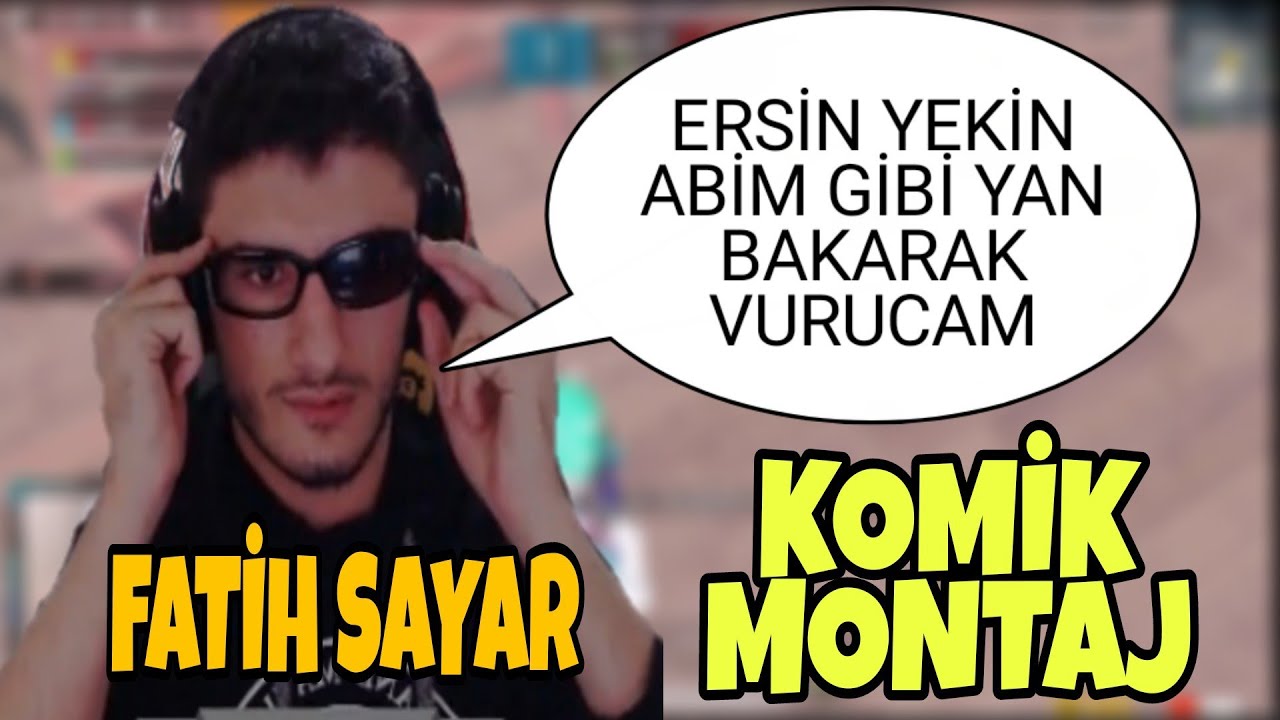 FATİH SAYAR KOMİK MONTAJ (TROLL İÇERİR) - PUBG Mobile