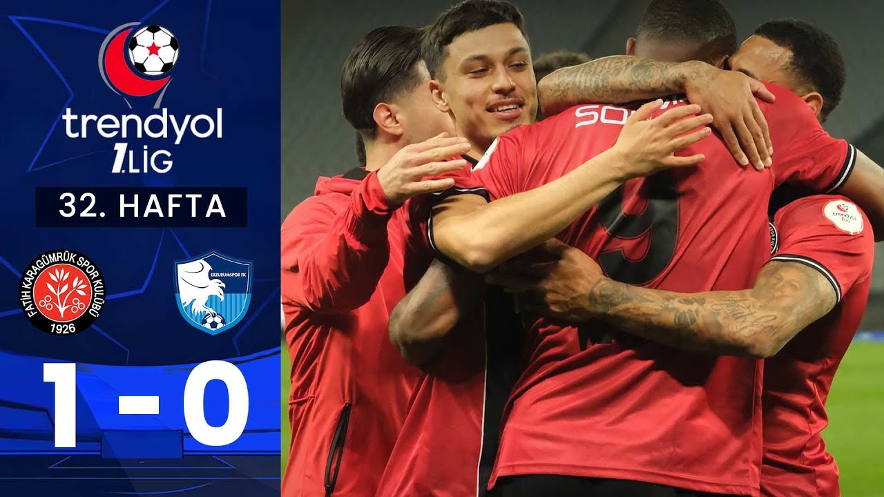 Fatih Karagümrük (1-0) Erzurumspor - Highlights/Özet | Trendyol 1. Lig - 2024/25