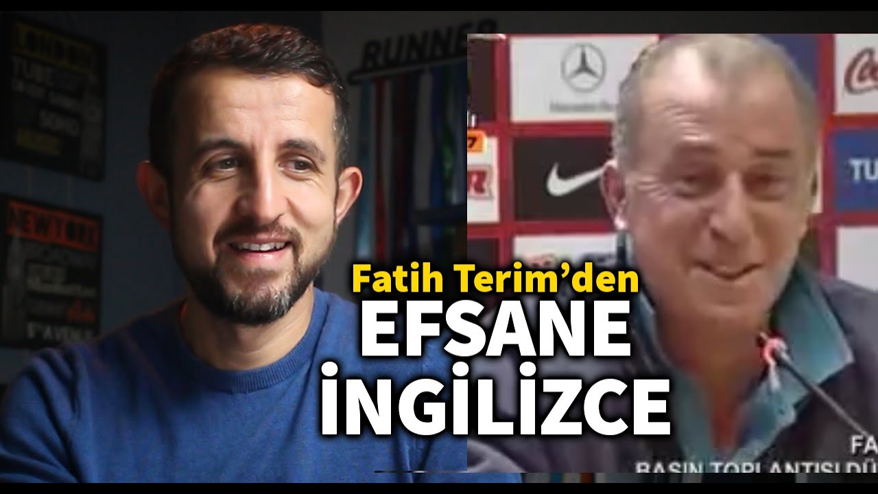 Fatih Terim' in Efsane İngilizcesi - Basın Toplantısı İNCELEME