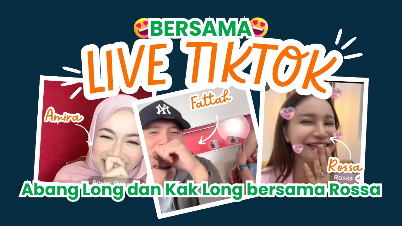 FATTAH AMIN DAN AMIRA OTHMAN BERSAMA ROSSA LIVE TIKTOK !!! 📹