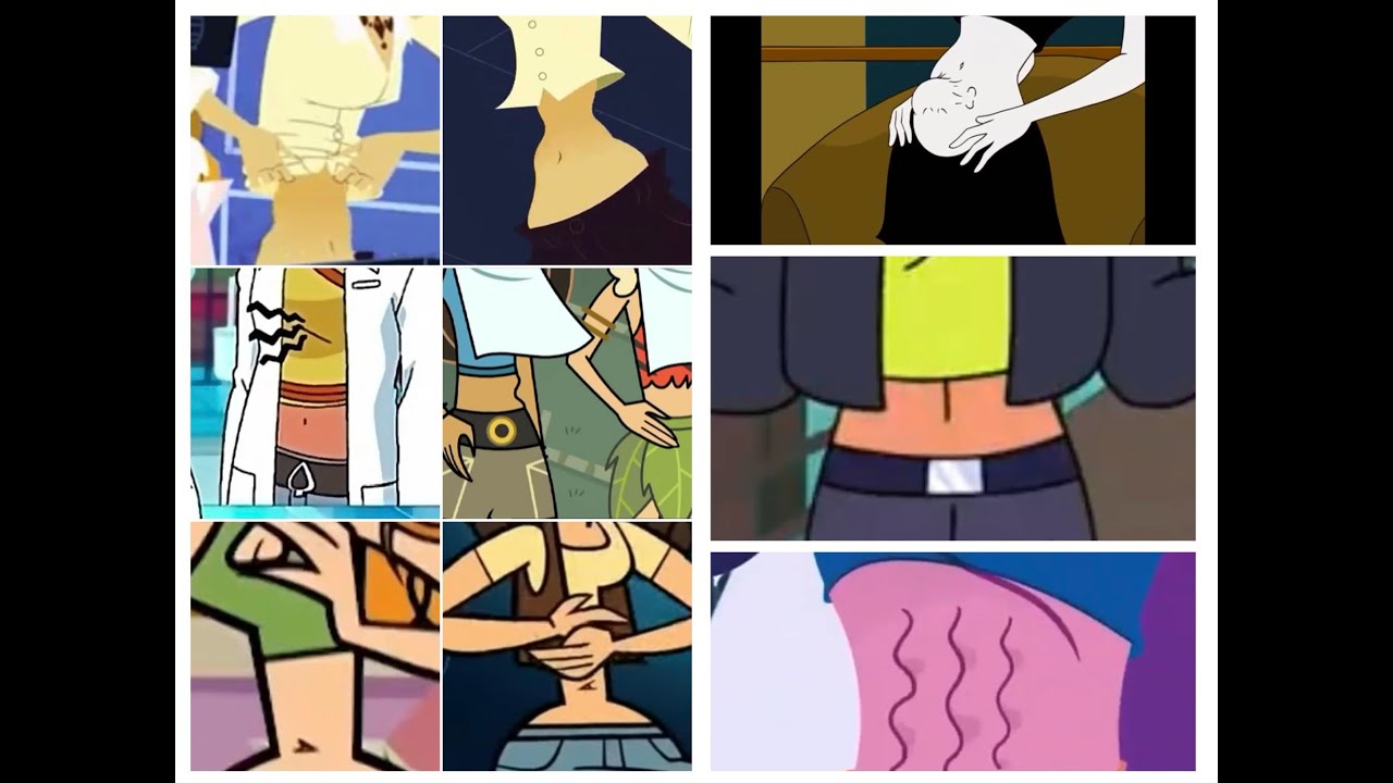 Favorite Cartoon female's stomachs growling scenes part 1