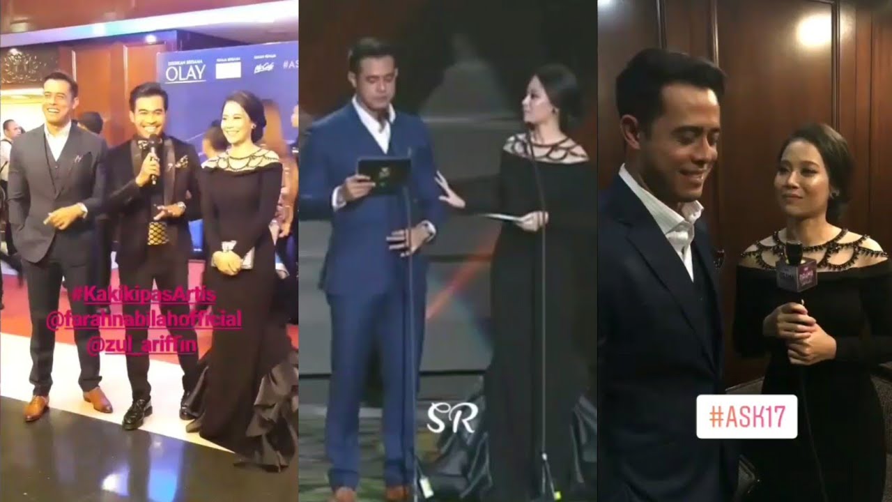 Fawaa suruh Zul Ariffin nyanyi lagu baby shark @ Anugerah Skrin 2017 | ASK17