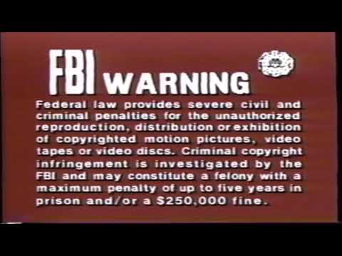 FBI Warning ([CBS]Fox Video/20th Century Fox)