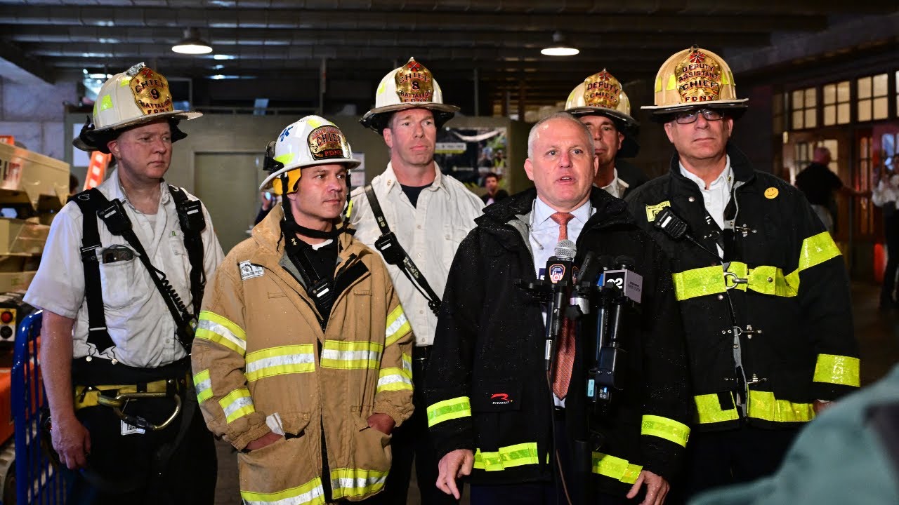 FDNY Commissioner Robert S. Tucker provides update on 2-alarm fire at Grand Central