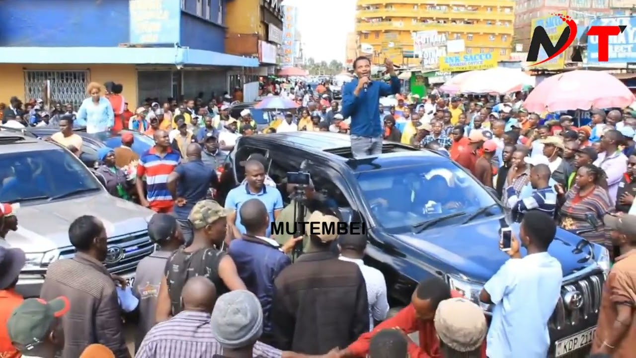 FEARLESS MP SALSYA ROARS IN NYERI AFTER HE WAS ARRESTED BY RUTO'S POLICE AND RELEASED!