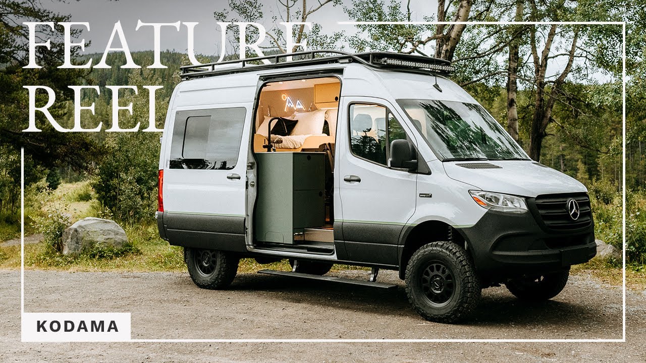 Feature Reel: Kodama | 144 Sprinter Van Conversion by Yama Vans | Hideaway Shower & Seats 4!