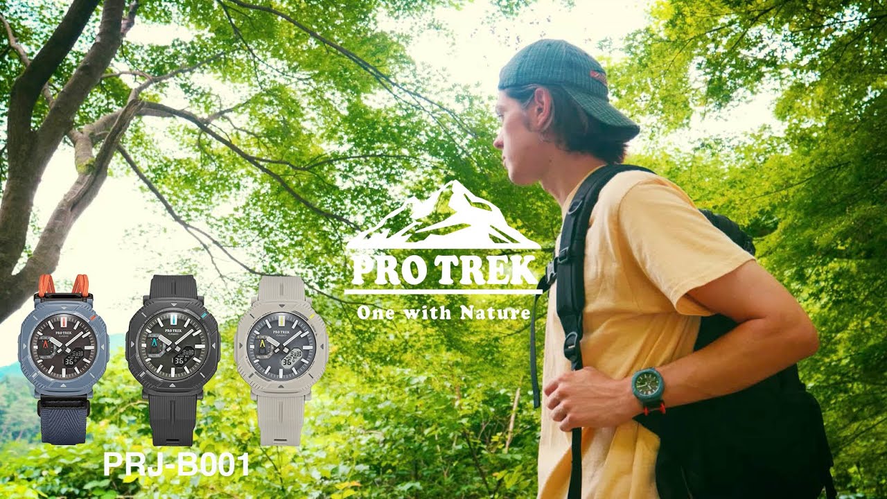 Featuring  the PRJ-B001 in a right-sized watch(EN) :CASIO PRO TREK