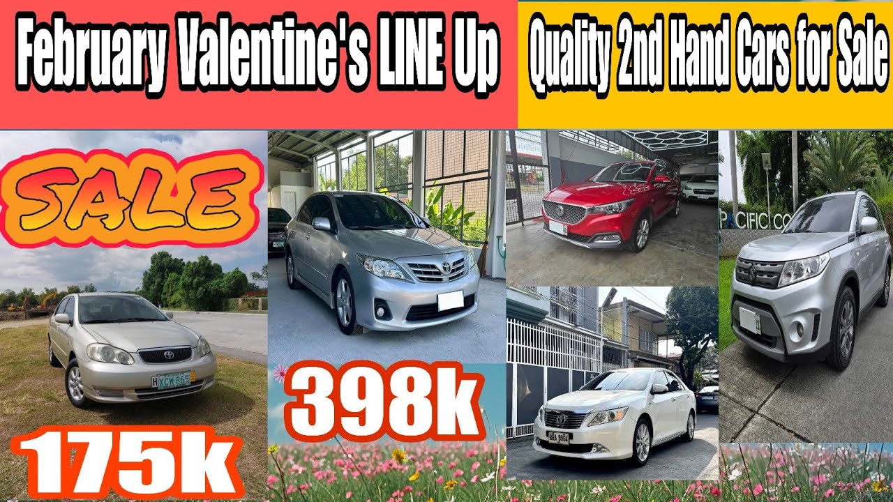 February Valentine's Line Up Quality 2nd Hand Cars for Sale