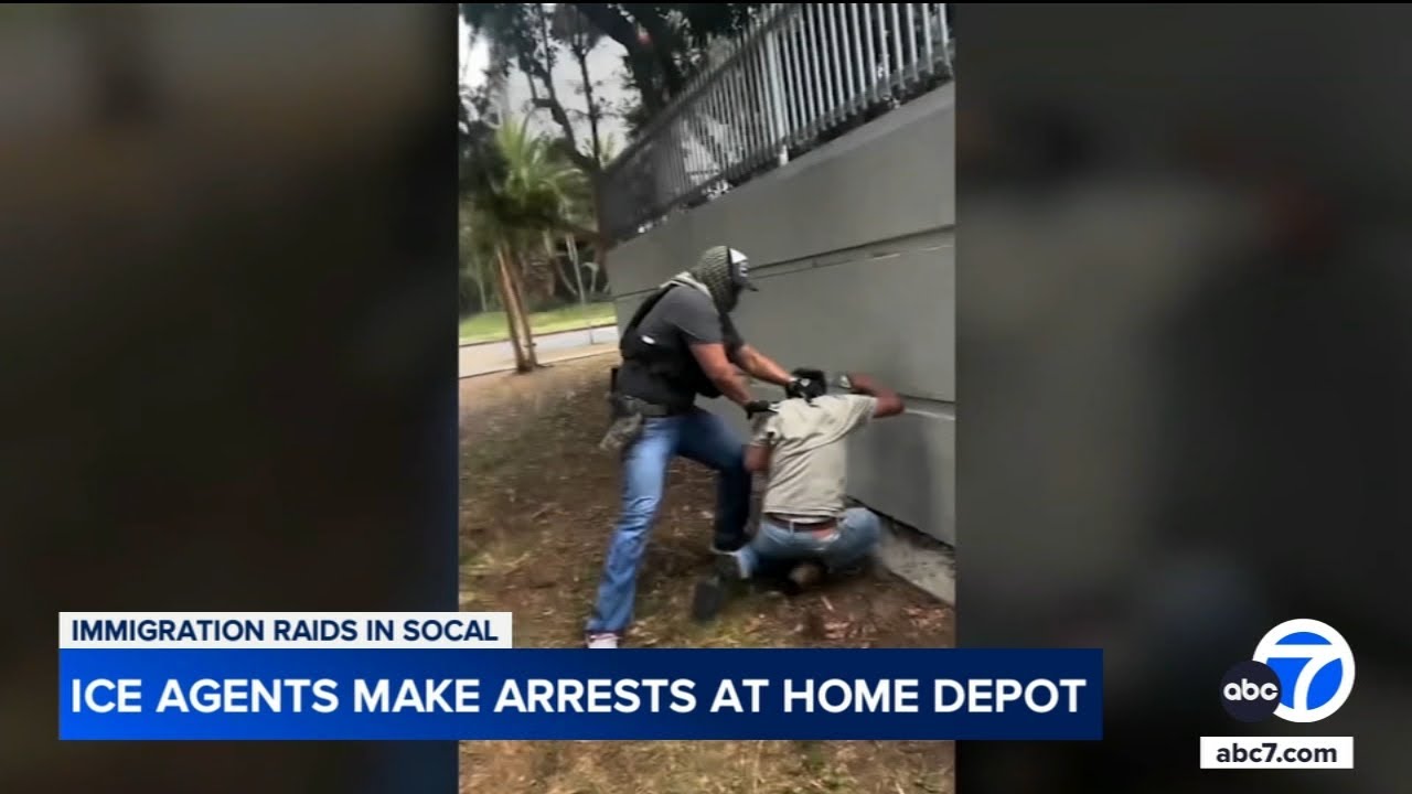 Federal immigration agents chase man, make arrests at Home Depot in Hollywood