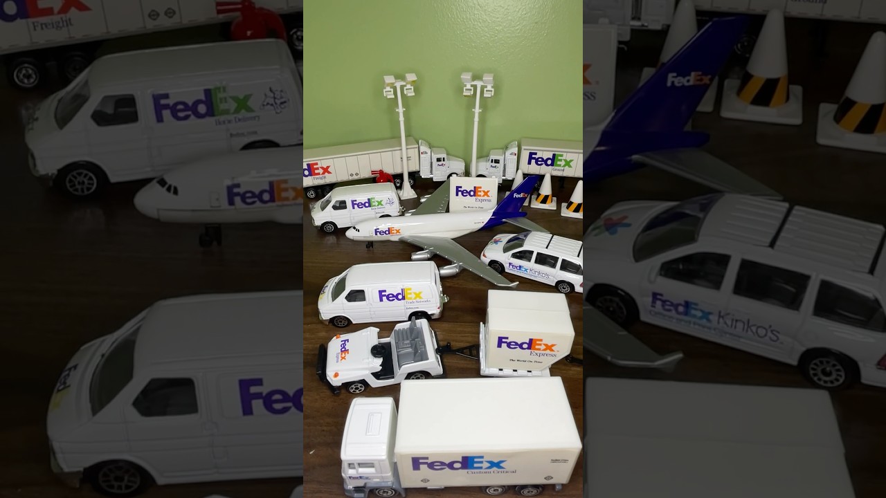 FedEx A380F Airport Playset Unboxing ✈️ #a380f #airbus #unboxing #fedex #aviation #shorts #plane