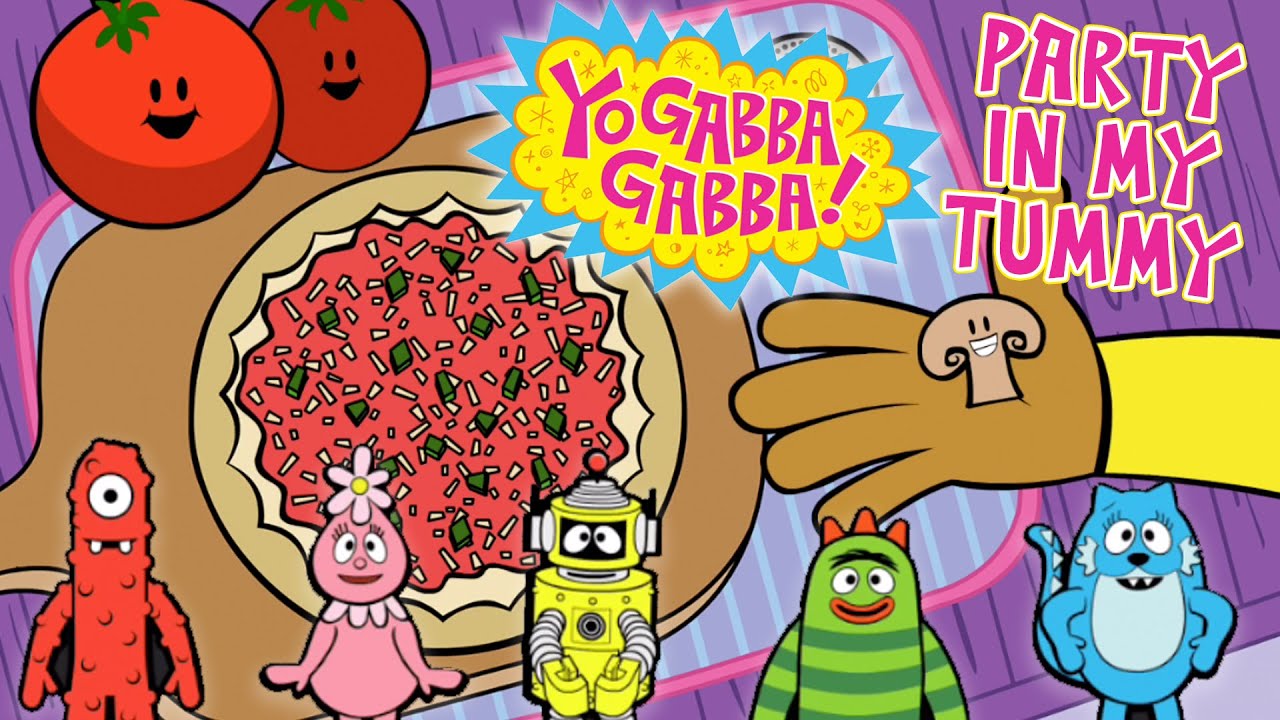 Feed your favourite friends in Yo Gabba Gabba! Party in my Tummy