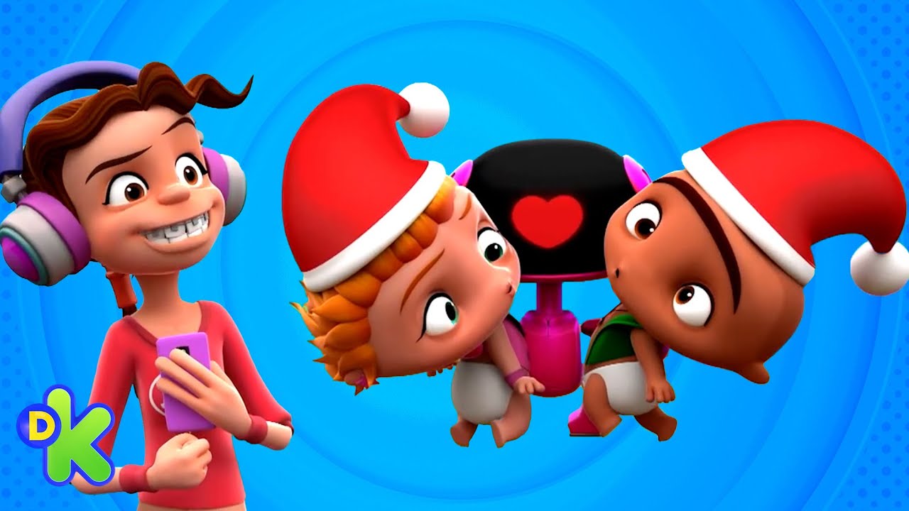 ¡Felices fiestas les desean los bebés más rockeros! | Mini Beat Power Rockers | Discovery kids