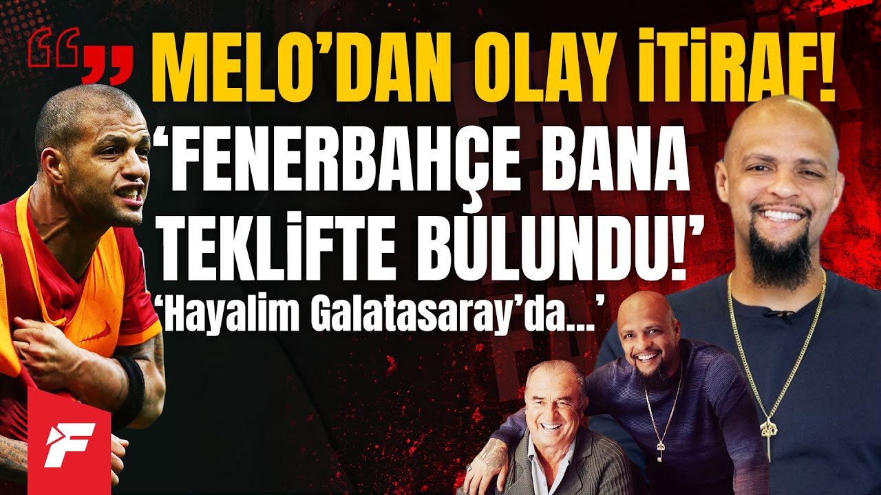Felipe Melo'dan yıllar sonra itiraf |  'Fenerbahçe bana teklif yaptı' |  Kadıköy'deki şampiyonluk