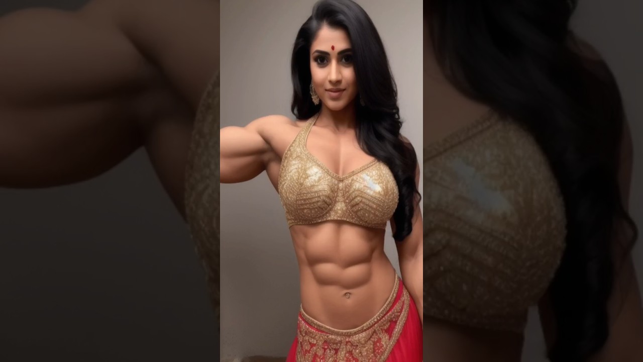 Female body builder AI Generated #art #shorts