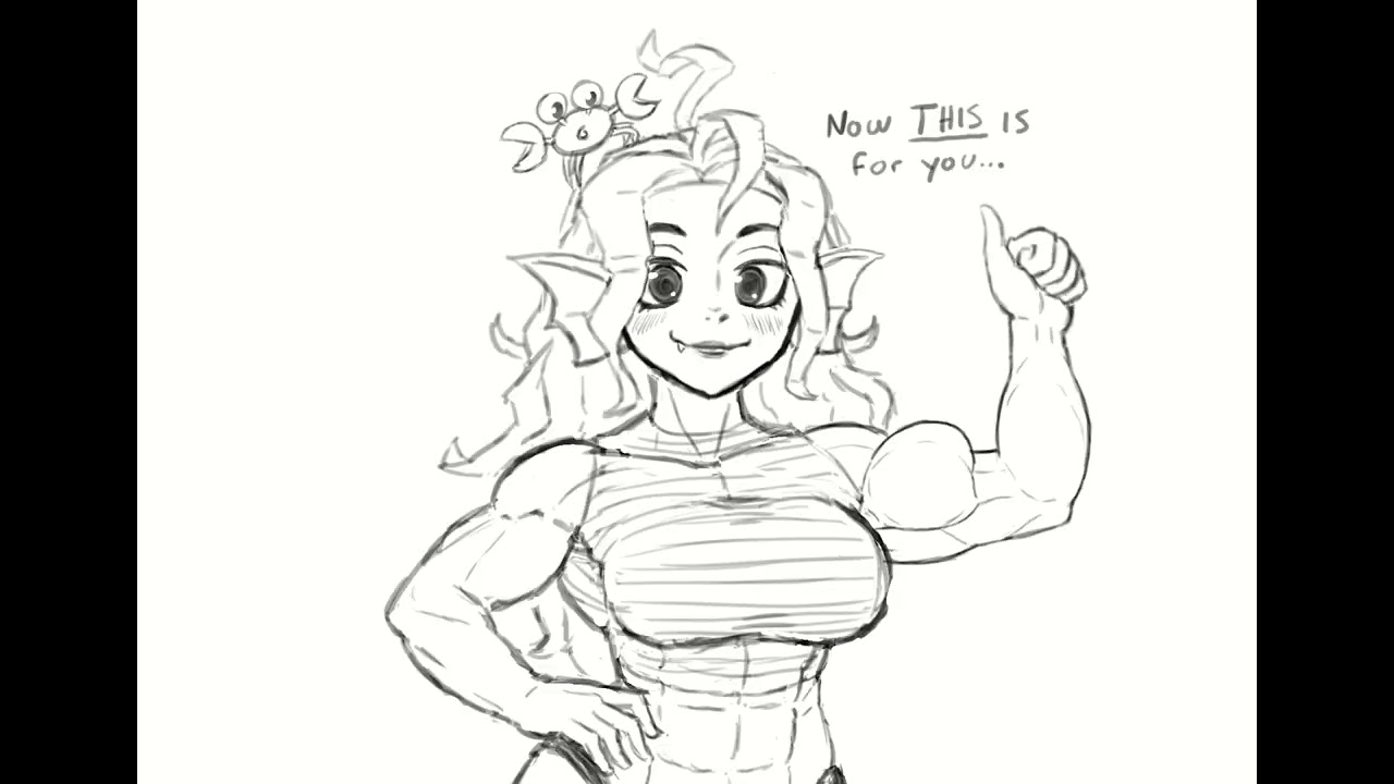 Female Muscle clip - 18k Subs special by CMGjim