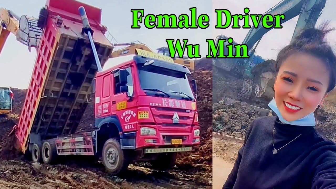 Female truck driver Wu Min, agile, funny