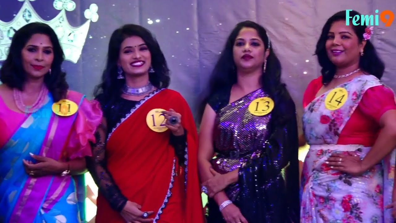 Femi9 Mrs HYDERABAD 2022 Round1 (saree ramp walk)