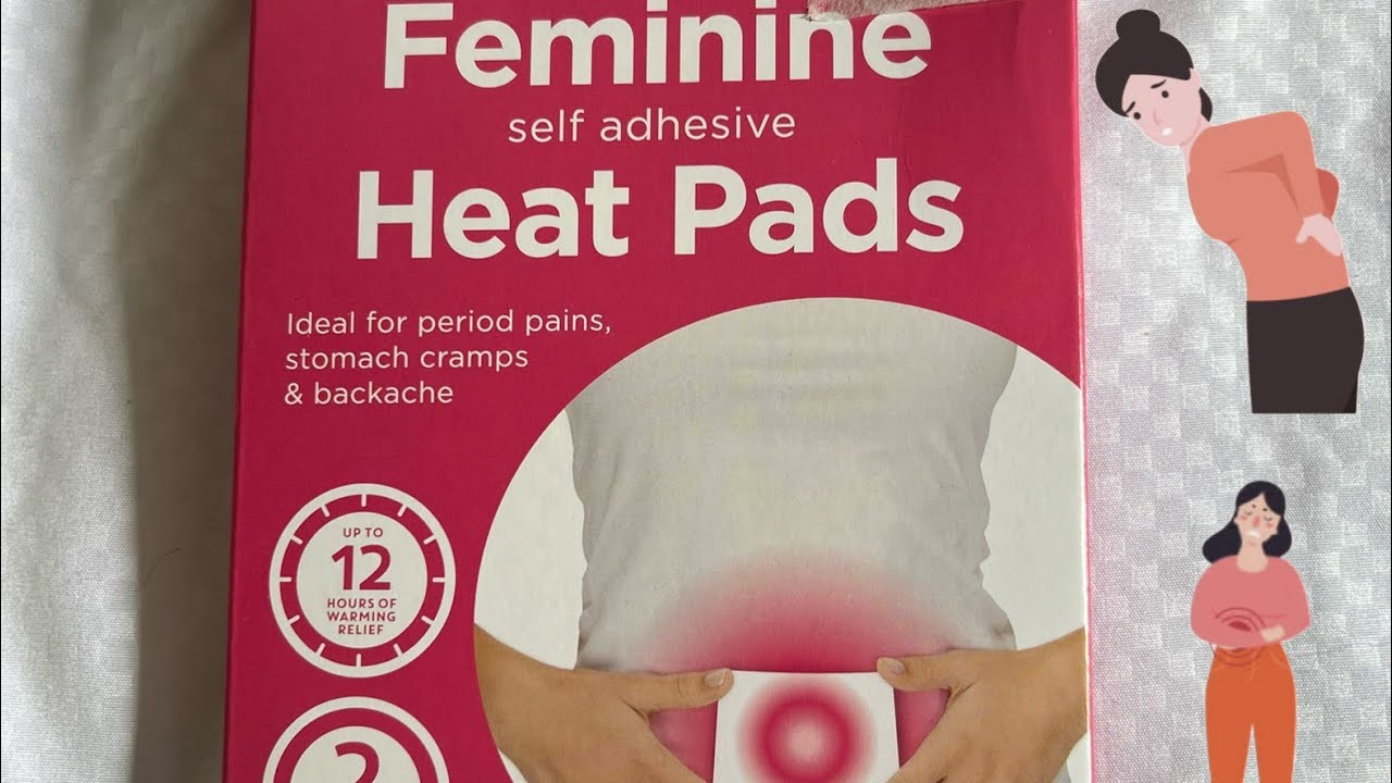 Feminine heat pads #painrelief #periods