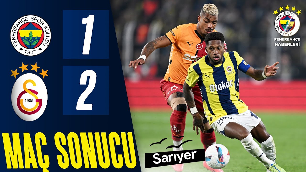 Fenerbahçe 1-2 Galatasaray | MAÇ ÖZETİ | Ziraat Türkiye Kupası Çeyrek Final Maçı | 02.04.2025