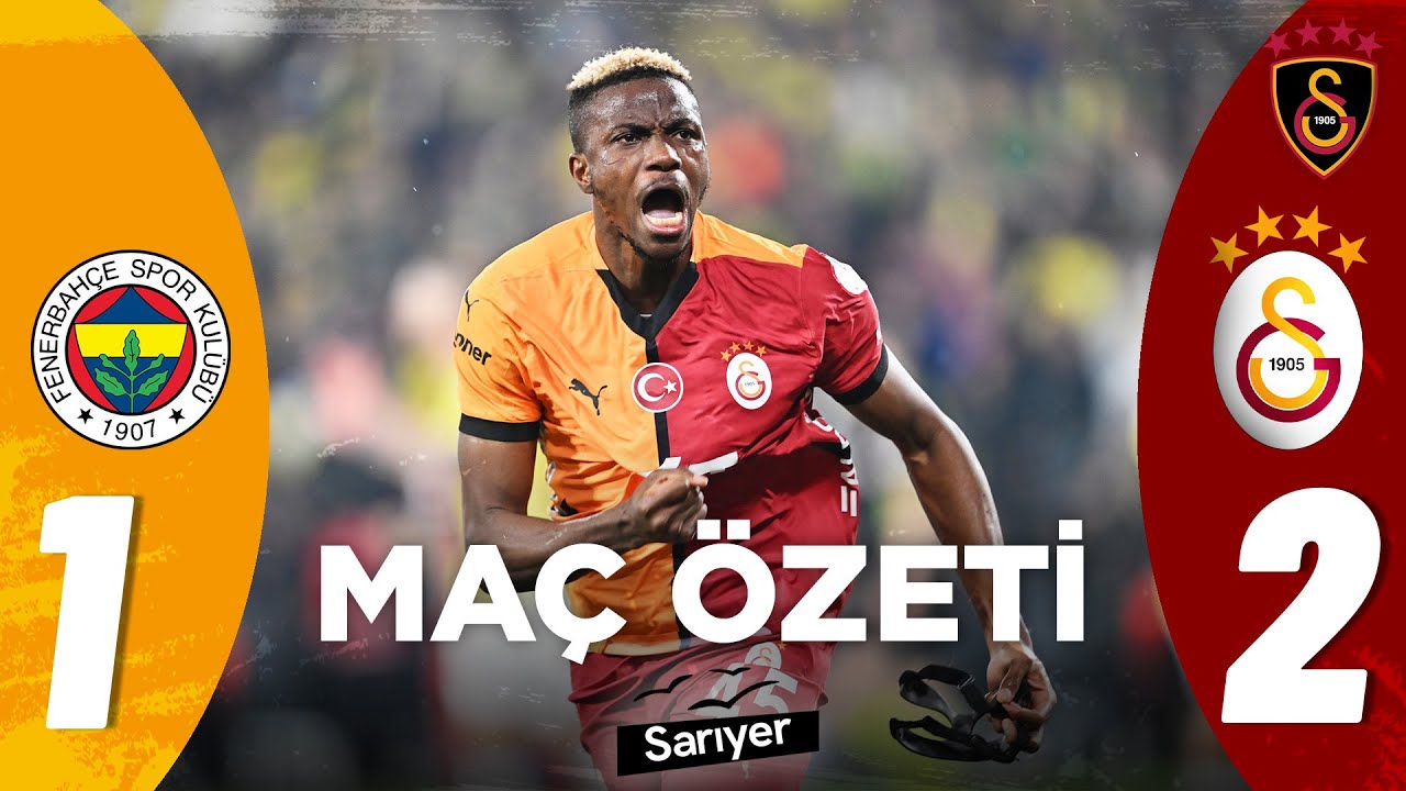 Fenerbahçe 1-2 Galatasaray | MAÇ ÖZETİ | Ziraat Türkiye Kupası Çeyrek Final Maçı | 02.04.2025