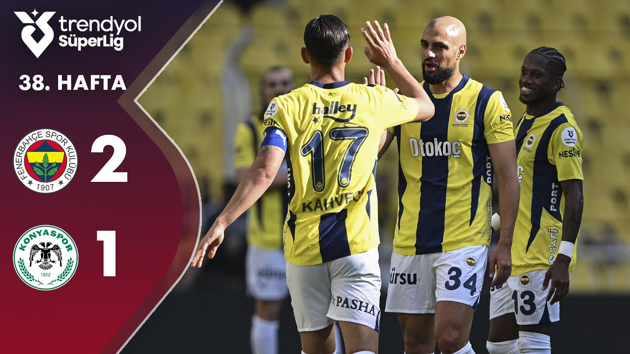 Fenerbahçe (2-1) Konyaspor - Highlights/Özet | Trendyol Süper Lig - 2024/25