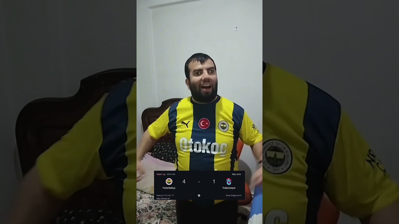FENERBAHÇE 4-1 KAZANIYOR İYYEAH  #dance #funny #football #talisca